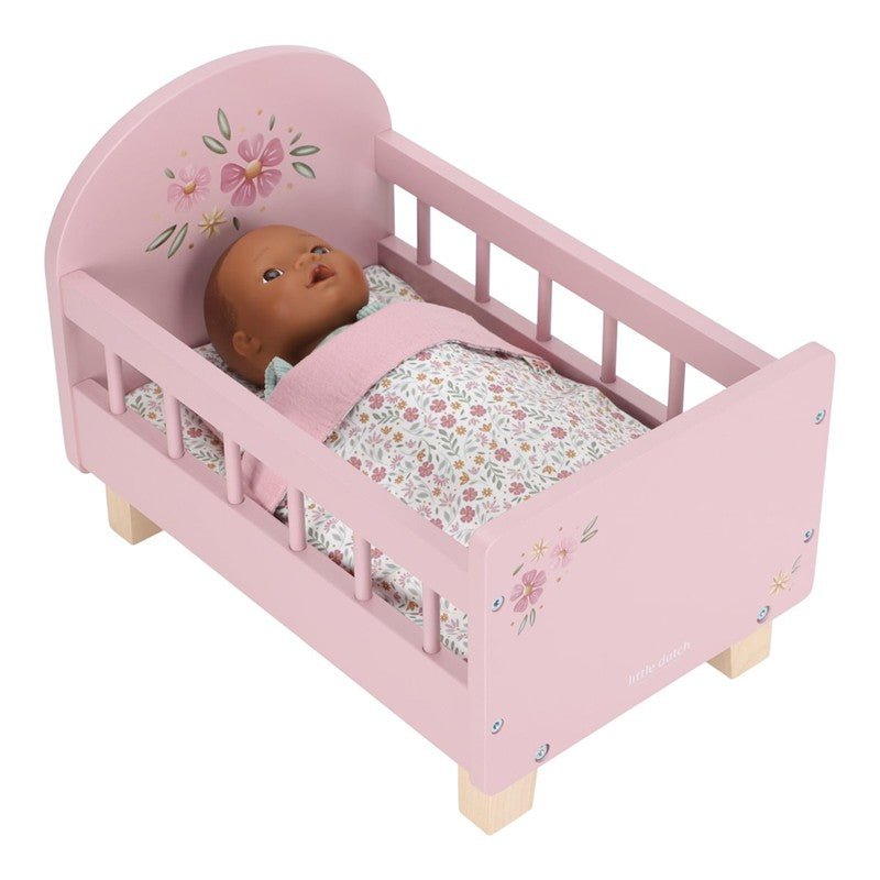 Cuna Madera Muñecas Rosa Little Duch - Nanetes